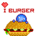 I Heart Burger emoji
