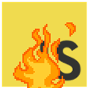 Javascript On Fire emoji
