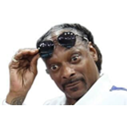 Snoop Dogg Sunglasses Peek emoji