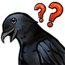 Crow Confused emoji