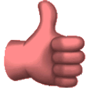 Thumbsup Party emoji