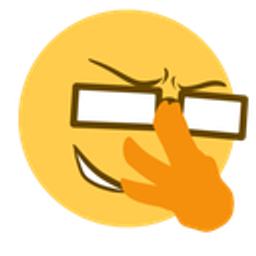Glasses Glare emoji