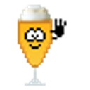 Waving Beer emoji