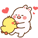 Animal Hugspin emoji