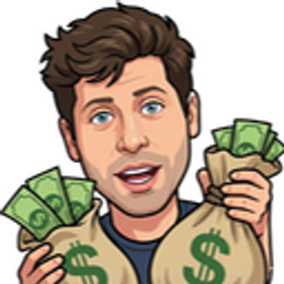 Sam Altman Moneybags emoji