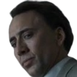 Cage Looks At Lizard emoji
