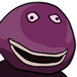 Derpbarney emoji