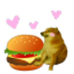 Cheems Burger emoji