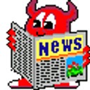 Devil Reading News emoji
