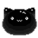 Little Kitty Jelly Black emoji