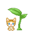 Kitty Leaf emoji