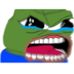 Pepe Cryrage emoji