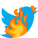 Twitter On Fire emoji