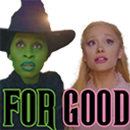 Wicked Movie Elphaba Glinda For Good emoji