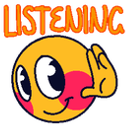 Listeningq emoji