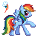 Rainbow Dash Mlpony emoji