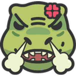 Dino Mad emoji