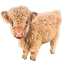 Baby Highland Calf emoji