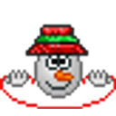Jump Rope Snowman emoji