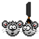 Mouse Hit With Pan emoji
