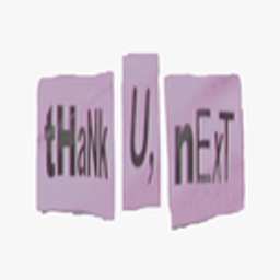 Thankunext emoji