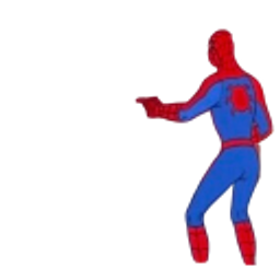 Spiderman2 Pointing emoji