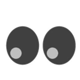 Eyes Gray emoji