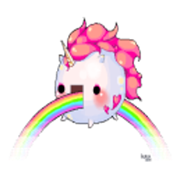 Unicornmouth Rainbow emoji