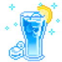 Blue Drink emoji