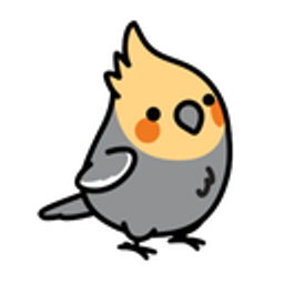 Cockatiel Smile Wave emoji