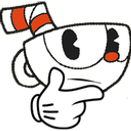 Cuphead Thinking emoji