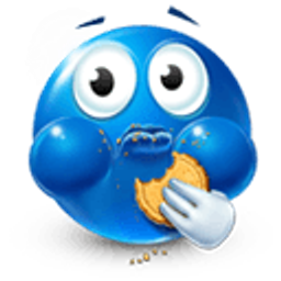 Eat Blue emoji