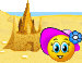 Sandcastle emoji