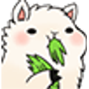 Llama Eat emoji
