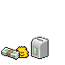 Confetti Machine Knuddels emoji
