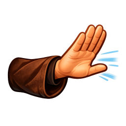 Jedi Force Push emoji