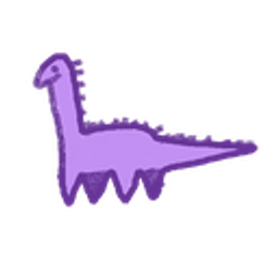 Dinopurp emoji