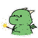 Dragon Sparkler emoji