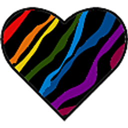 Zebra Heart emoji