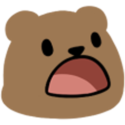 D Bear emoji