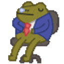 Food Coma Robert Corporate Frog emoji