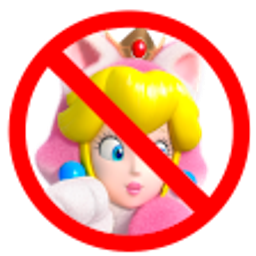 No Princess Peach emoji