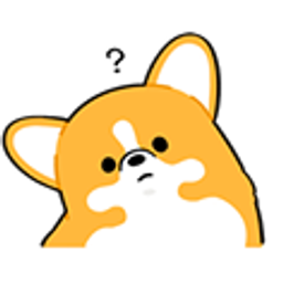 Corgi Confused emoji