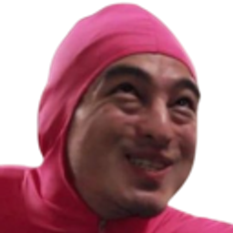 Pink Guy Smiling emoji
