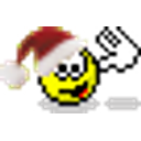 Wave Santahat emoji
