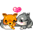 Wolf Love emoji