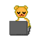 Bear Laptop emoji