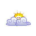 Cloudy X Sunny emoji