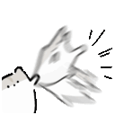 Ghost Flying Surprise emoji