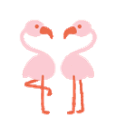 Flamingo Love emoji